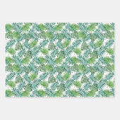 Modernes Green Palm Blätter Muster (Vorderseite)