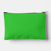 Modernes Green Simple Elegant Zubehörtasche (Rückseite)
