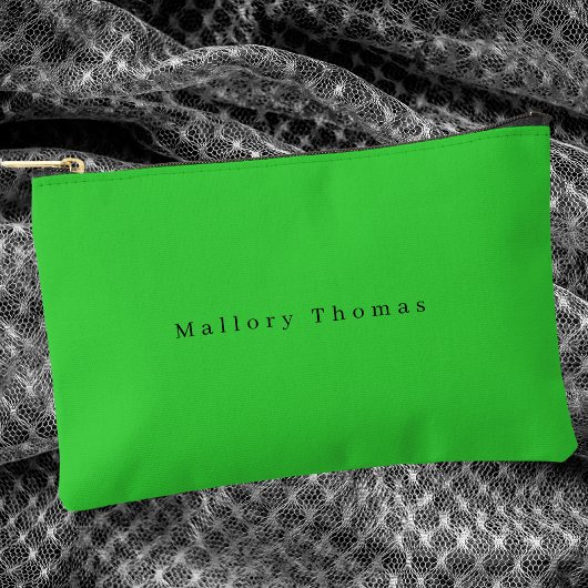 Modernes Green Simple Elegant Zubehörtasche