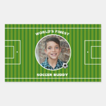Modernes Green Soccer Sports Field Custom Foto