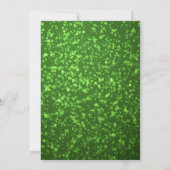 Modernes Green St. Patrick's Day Celebration Party Einladung (Rückseite)