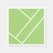 Modernes Green Tennis Court Napkin Serviette (Vorderseite)