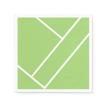 Modernes Green Tennis Court Napkin