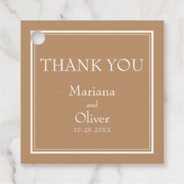 Modernes Grenzgebiet Minimalistisch Geschenkanhänger