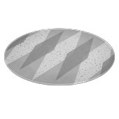 Modernes Grey Raute Cutting Board Mitte Jahrhunder Schneidebrett (Ecke)