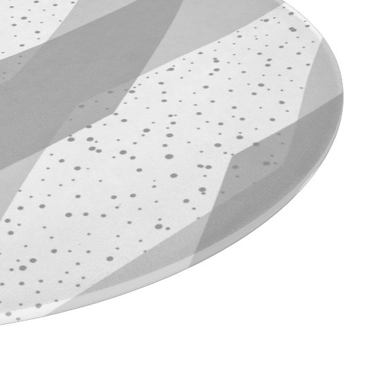 Modernes Grey Raute Cutting Board Mitte Jahrhunder Schneidebrett (Ecke)