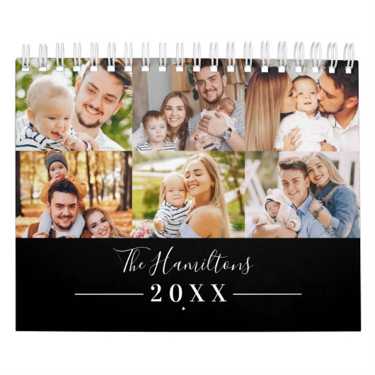 Modernes Grid Collage Foto Family 2022 Kalender (Titelbild)