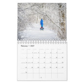 Modernes Grid Collage Foto Family 2022 Kalender (Feb 2027)