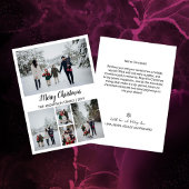 Modernes Grid Foto Frohe Weihnachten