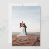 Modernes Griechenland - Griechische Hochzeit in Ur Einladung (Rückseite)