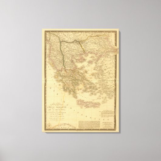 Modernes Griechenland Leinwanddruck (Vorderseite)