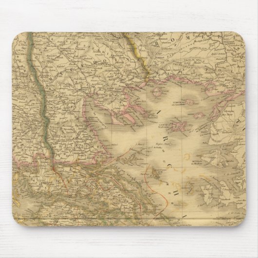 Modernes Griechenland Mousepad (Vorne)