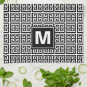 Modernes griechisches geschirrtuch (Gefaltet)