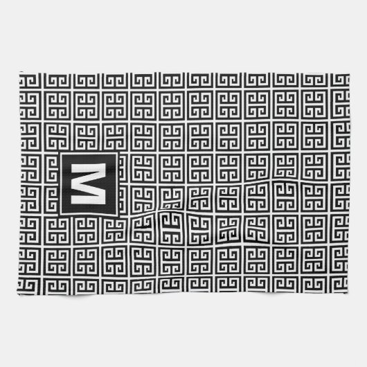 Modernes griechisches geschirrtuch (Horizontal)