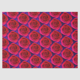 Modernes, griechisches Rosenmuster Seidenpapier