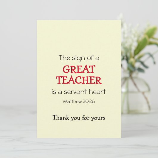 Modernes, großartiges LEHRERDIENST HERZEN Vielen D (Stehend Vorderseite)