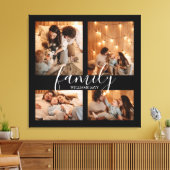 Modernes, großes 4-Foto-Sortiment Leinwanddruck (Insitu (Wohnzimmer))