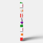 Modernes, großes Gitter Mitte des Jahrhunderts  Case-Mate iPhone Hülle (Rückseite / Links)