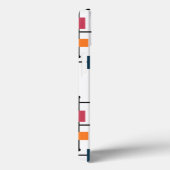 Modernes, großes Gitter Mitte des Jahrhunderts  Case-Mate iPhone Hülle (Rückseite / Rechts)