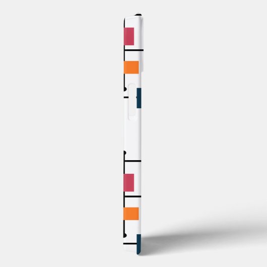 Modernes, großes Gitter Mitte des Jahrhunderts  Case-Mate iPhone Hülle (Rückseite / Rechts)