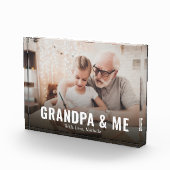 Modernes Großvater und ich individuell Fotoblock (Rechts)