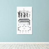 Modernes Grotto, von "Grotesque Architecture oder Leinwanddruck (Insitu (Holzboden))