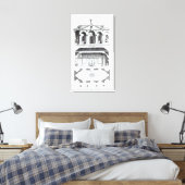 Modernes Grotto, von "Grotesque Architecture oder Leinwanddruck (Insitu (Schlafzimmer))