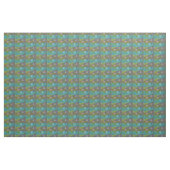 Modernes Grün Abstrakt Mitte des Jahrhunderts Stoff (Yard (91,4 cm))