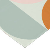 Modernes, grün blütendes Orangenmuster des Mittelj Kurzer Tischläufer (Ecke)