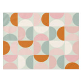 Modernes, grün blütendes Orangenmuster des Mittelj Tischdecke (Vorderseite (Horizontal))