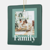 Modernes Grün | FOTO | Familiengeschenk Keramikornament (Links)