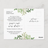 Modernes Grün, Liebe erobert alles, Aufschub Postkarte (Rückseite)