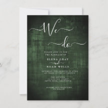 Modernes Grün machen wir Hochzeit