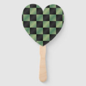 Modernes, grün-schwarzes Licht Fächer (Rückseite)