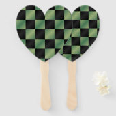 Modernes, grün-schwarzes Licht Fächer (Vorne und Hinten)