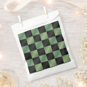 Modernes, grün-schwarzes Licht Geschenktütchen (Ausgeschnitten)