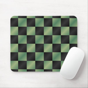 Modernes, grün-schwarzes Licht Mousepad