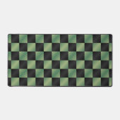 Modernes, grün-schwarzes Licht Schreibtischunterlage (Vorderseite)