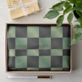 Modernes, grün-schwarzes Licht Seidenpapier (Geschenk)