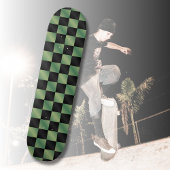 Modernes, grün-schwarzes Licht Skateboard