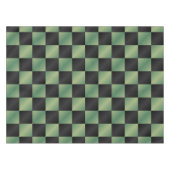 Modernes, grün-schwarzes Licht Tischdecke (Vorderseite (Horizontal))