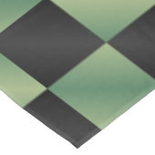 Modernes, grün-schwarzes Licht Tischdecke (Schrägansicht)