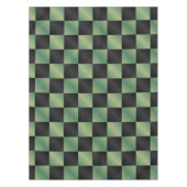 Modernes, grün-schwarzes Licht Tischdecke (Vorderseite)