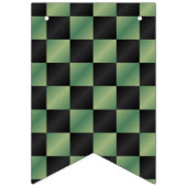 Modernes, grün-schwarzes Licht Wimpelkette (Erste Fahne)