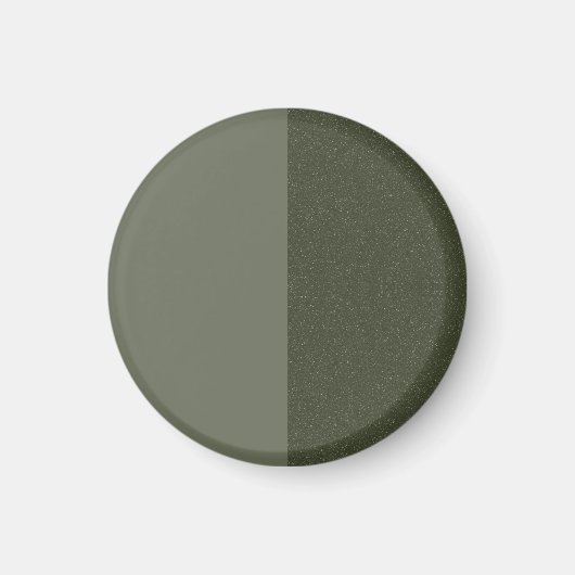 Modernes Grün-Split-Magnet - individuell anpassbar Magnet (Vorne)