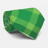 Modernes Grün und Weiß, frisch aussehend Krawatte (Gerollt)