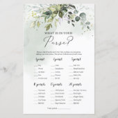 Modernes Grün, was in Ihrem Geldbeutel steckt (Vorderseite)