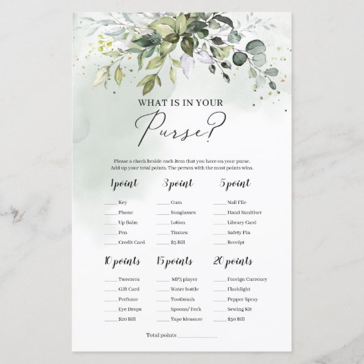 Modernes Grün, was in Ihrem Geldbeutel steckt (Vorderseite)