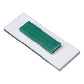 Modernes Grundstücksmakler-Haus-Symbol Namenschild (Rückseite)