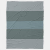 Modernes, grünes Blockvlies Fleecedecke (Vorderseite)